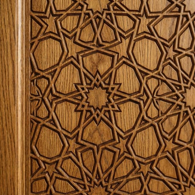 Porte CNC Grain de Bois