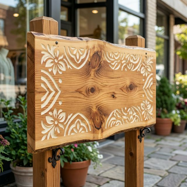 Outdoor Signage (Cedar & Oil)