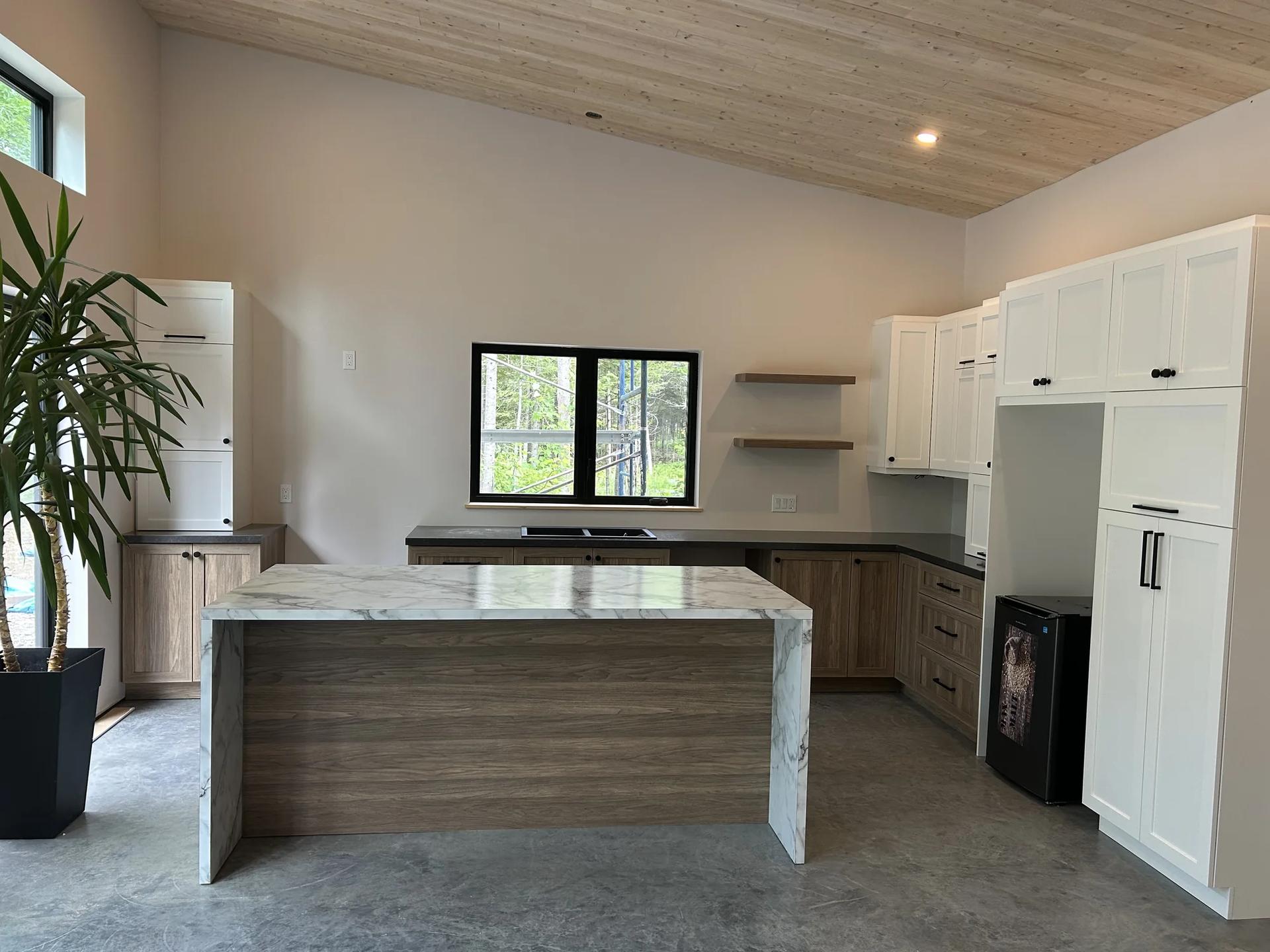 Two-tone contemporary kitchen