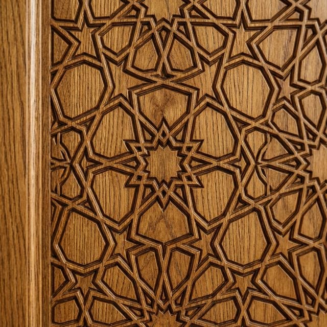 Porte CNC Grain de Bois